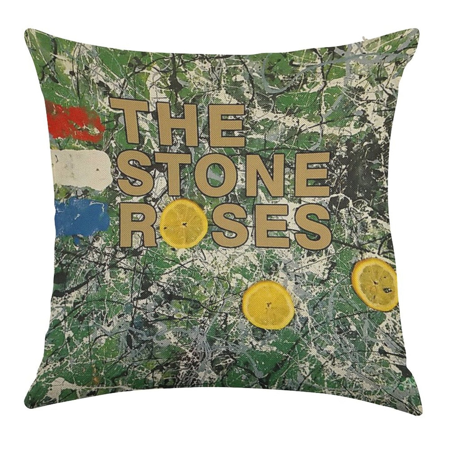 The Three Yellow Linen Throw Pillow Cover