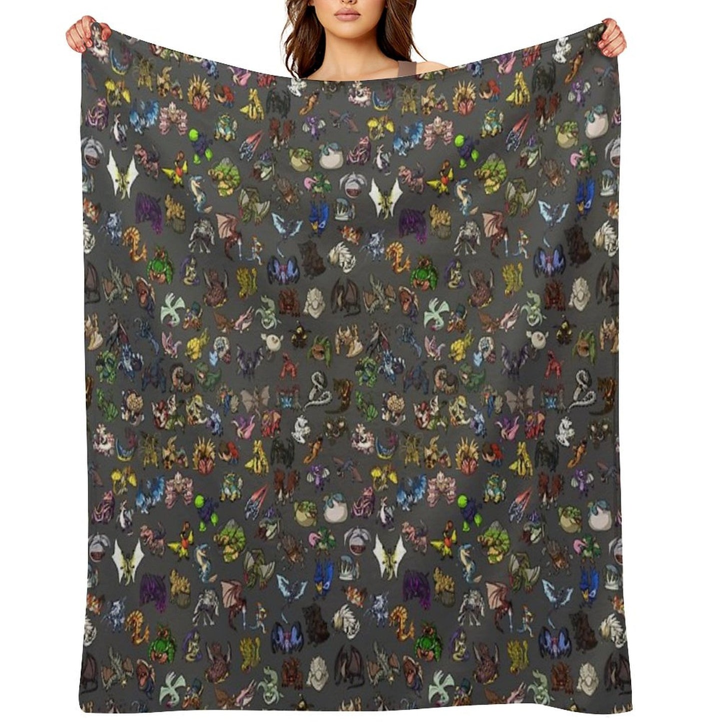 Monster Hunter Throw Blanket