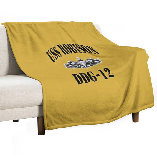 USS ROBISON (DDG-12) SHIP'S STORE Throw Blanket