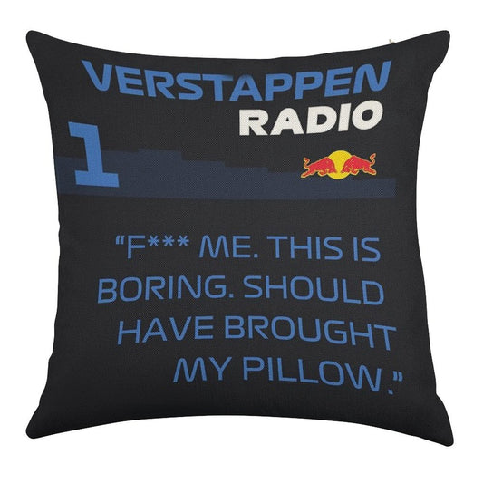 Should Have Brought My Pillow Linen Throw Pillow Cover