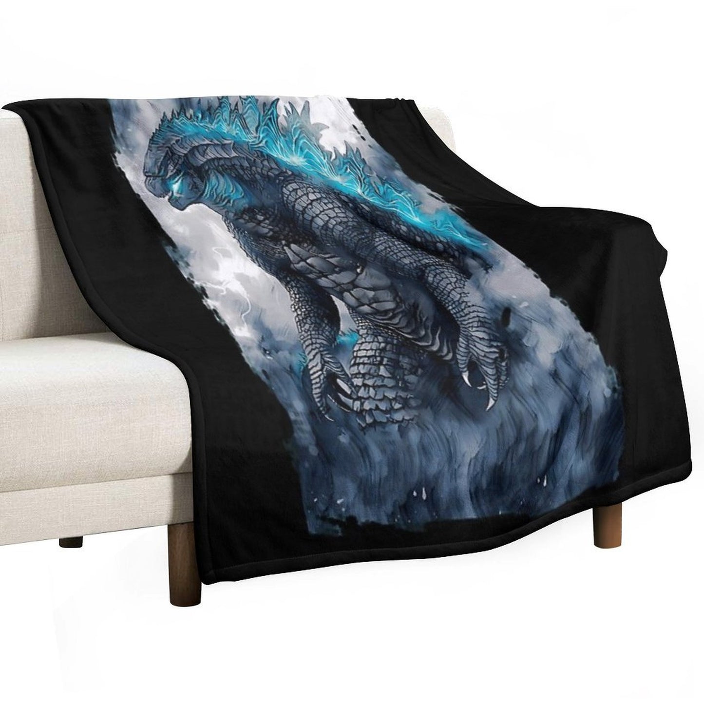 King of The Monsters Throw Blanket