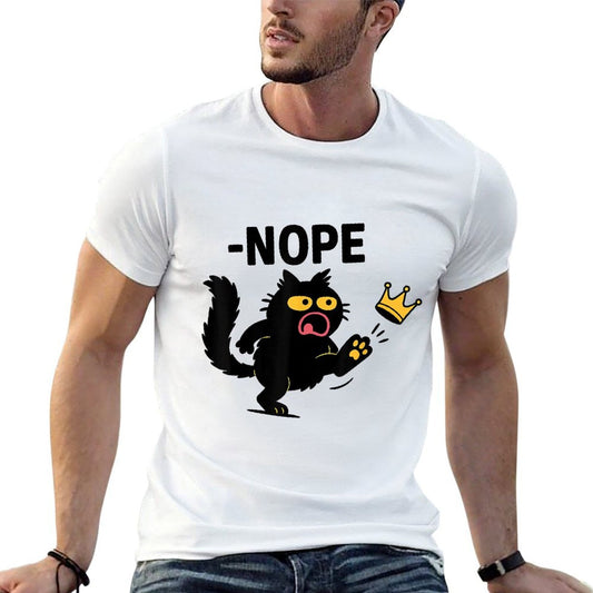 No Kings in America Black Cat Moisture-wicking T-Shirt