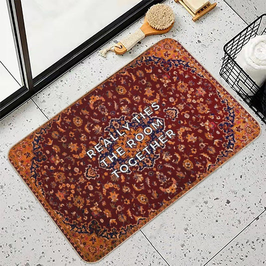 This Rug Really Ties The Room Together Bath Mat