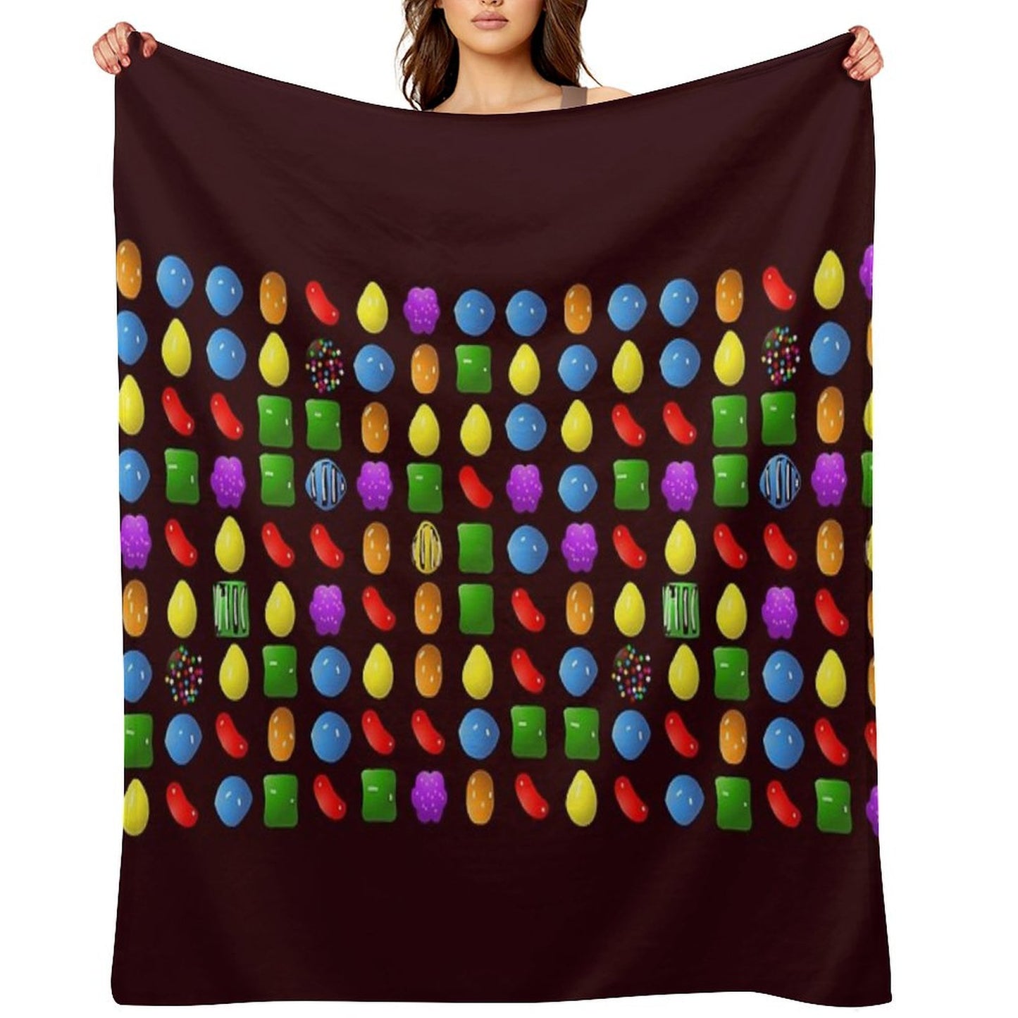 New Candy Crush Saga Throw Blanket