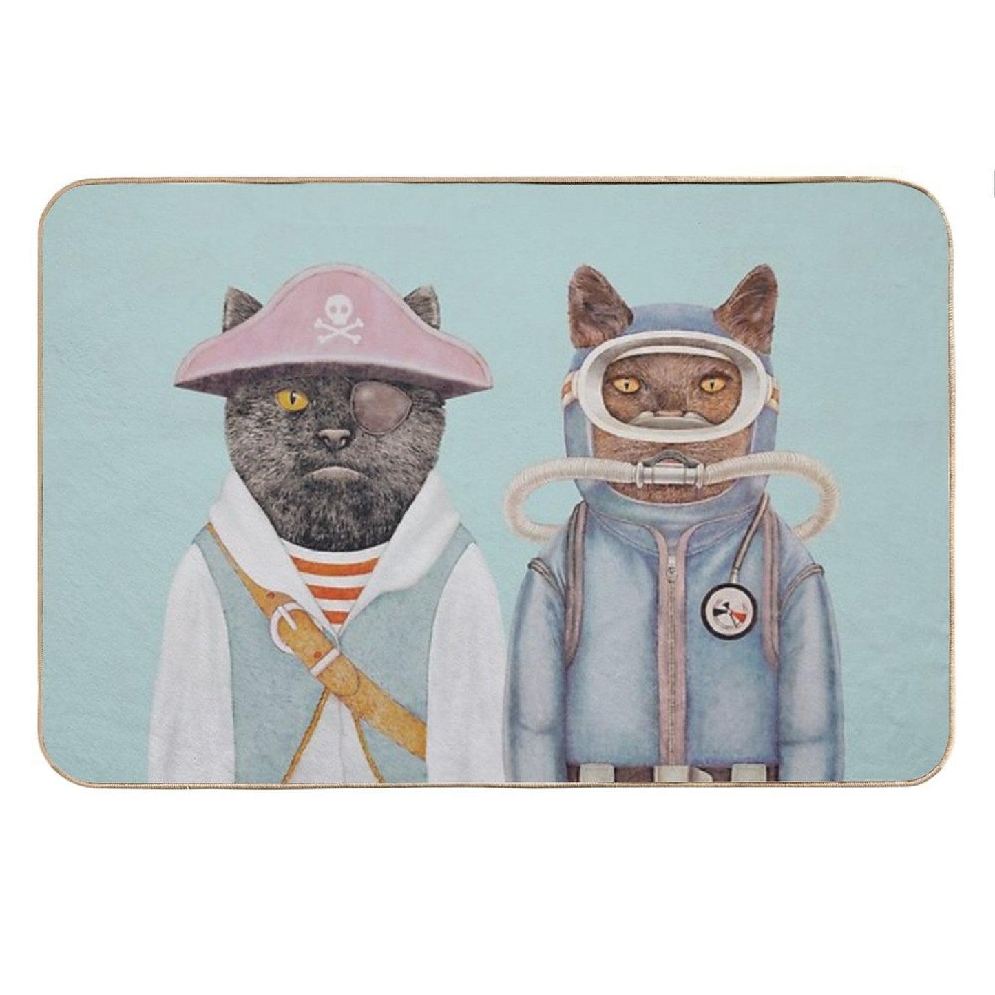 Aquatic Cats Bath Mat