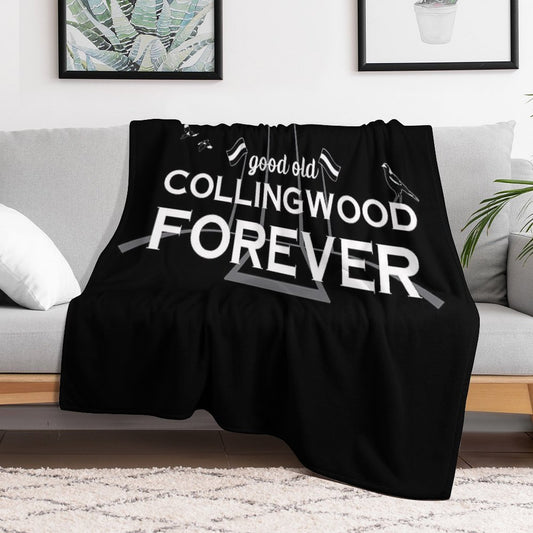 Good Old Collingwood Forever - Collingwood Theme Song Throw Blanket