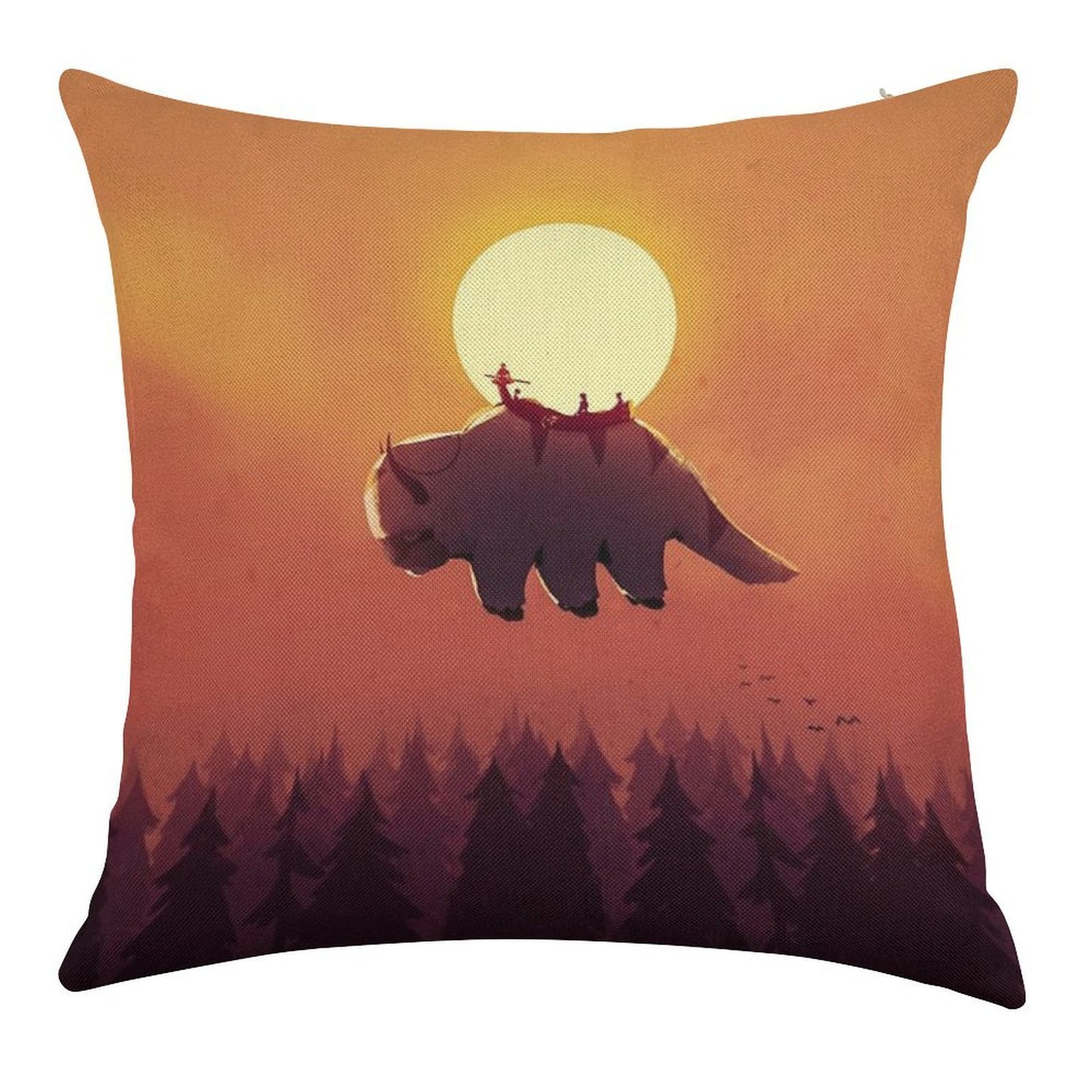 The End of All Things Linen Throw Pillow Cover