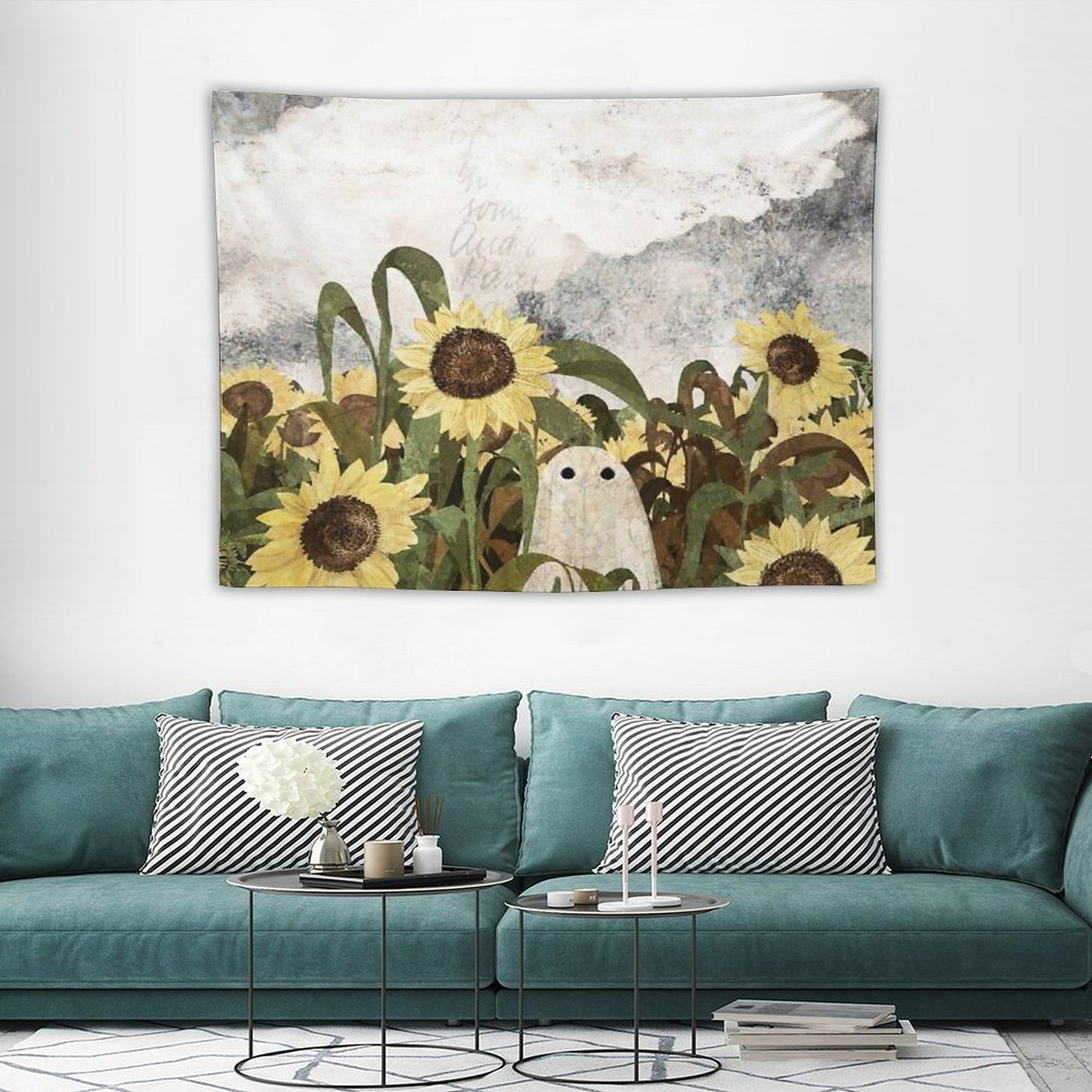 There's A Ghost in The Sunflower Field Again... Tapestry
