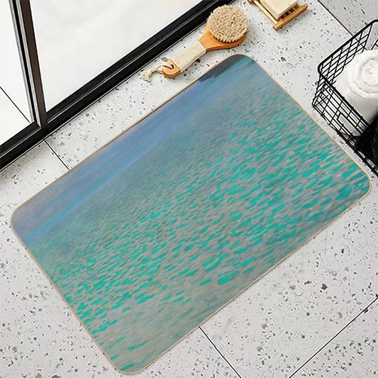 Gustav Klimt - On Lake Attersee Bath Mat