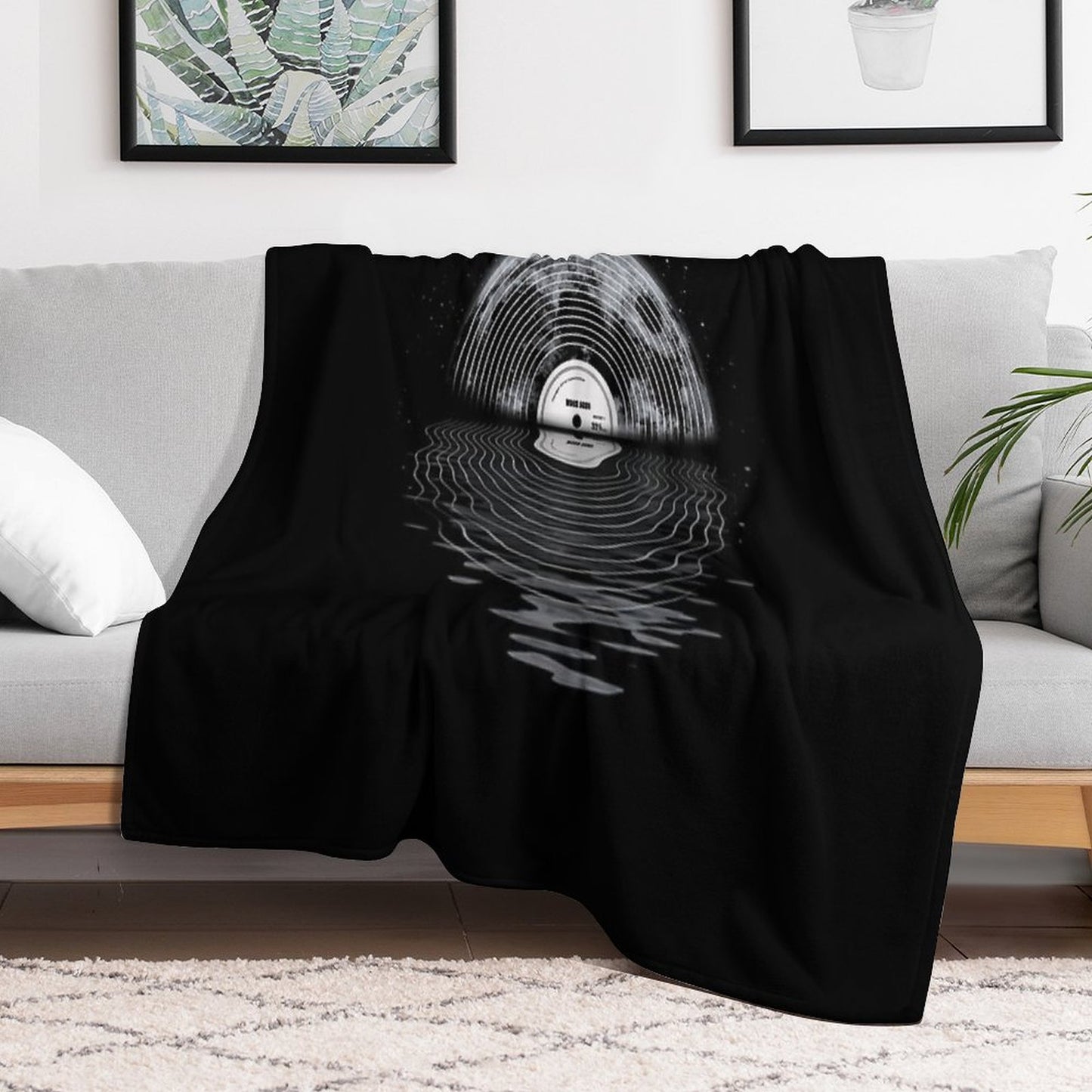 Moon Song Throw Blanket