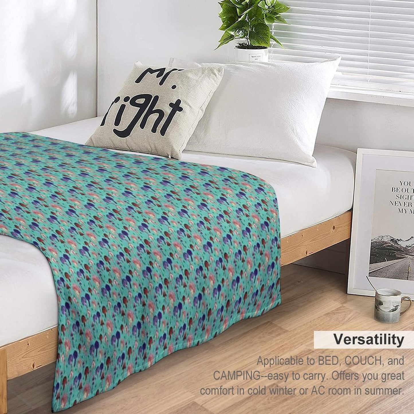 Fungus Schmungus Throw Blanket