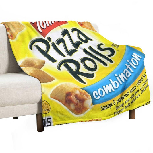 Pizza Rolls Combination Throw Blanket