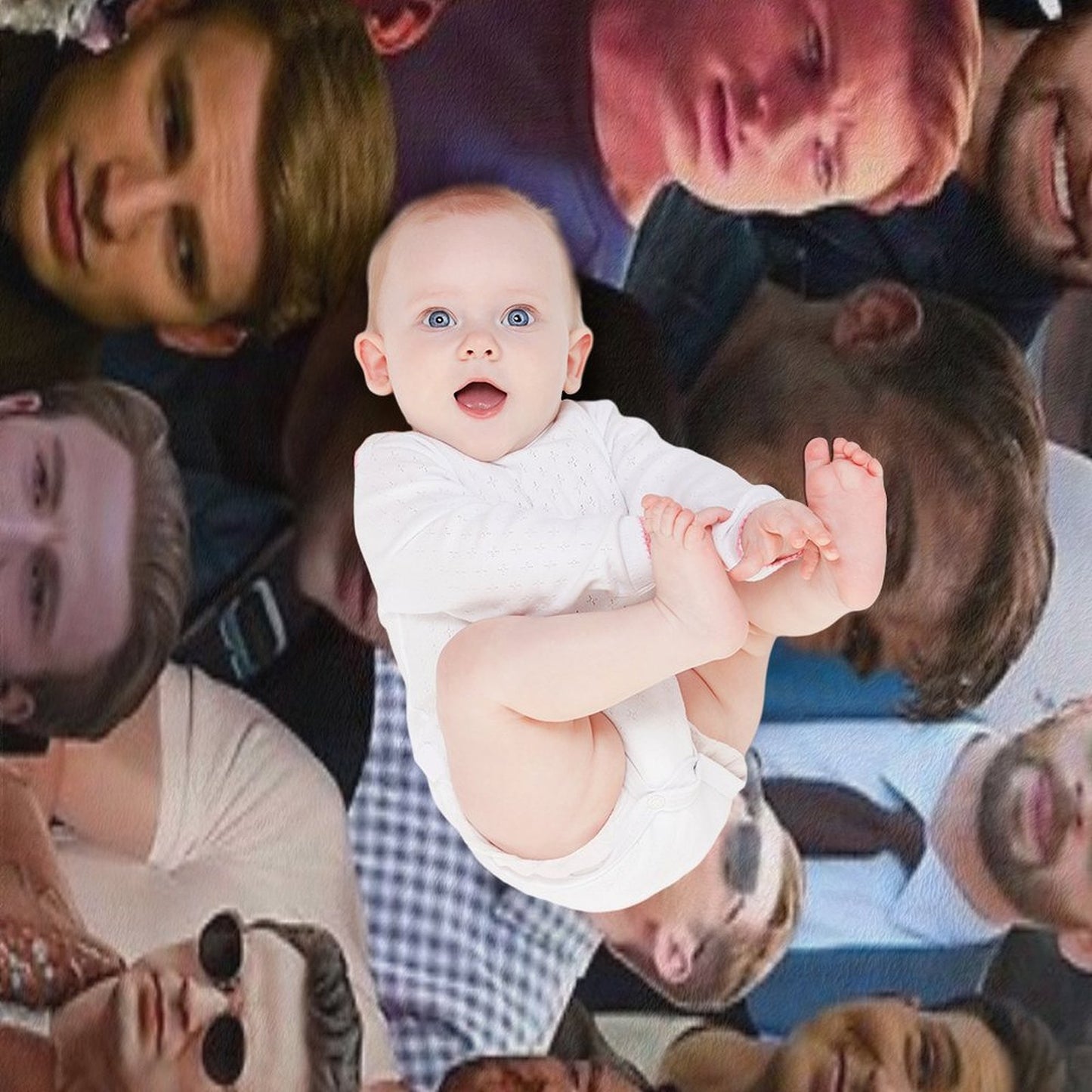 Chris Evans Photo Collage 2 Throw Blanket