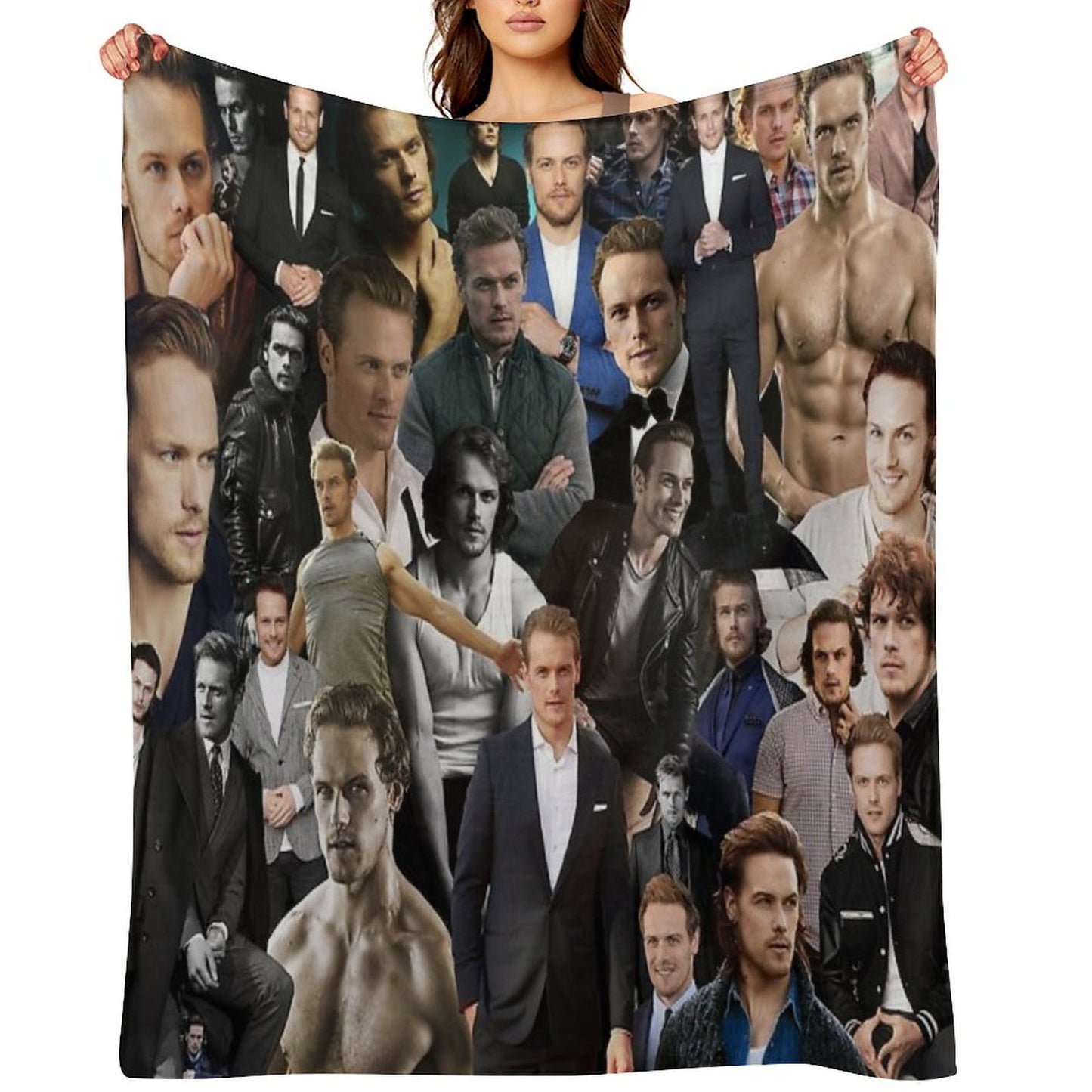 Sam Heughan Throw Blanket