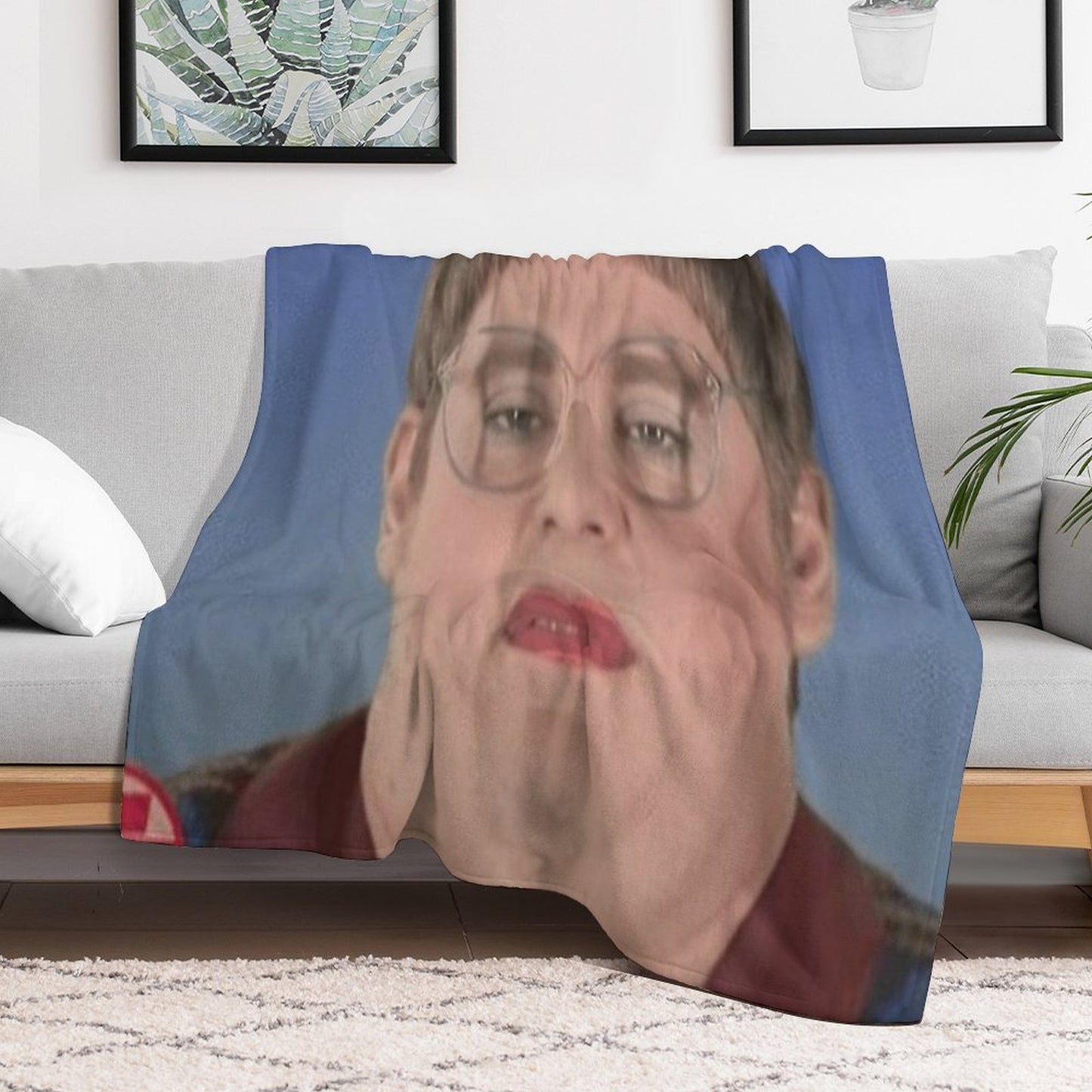 Tim And Eric News Throw Blanket