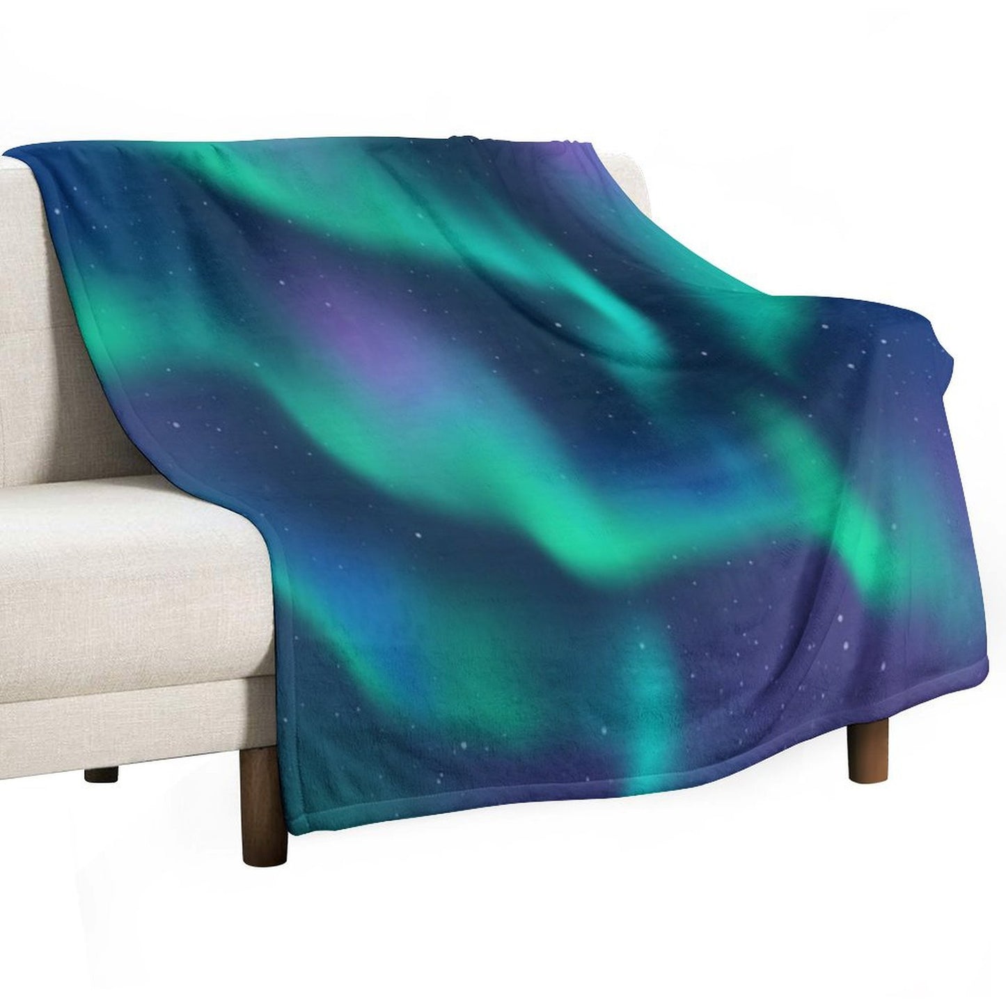 Aurora Borealis Northern Lights Throw Blanket