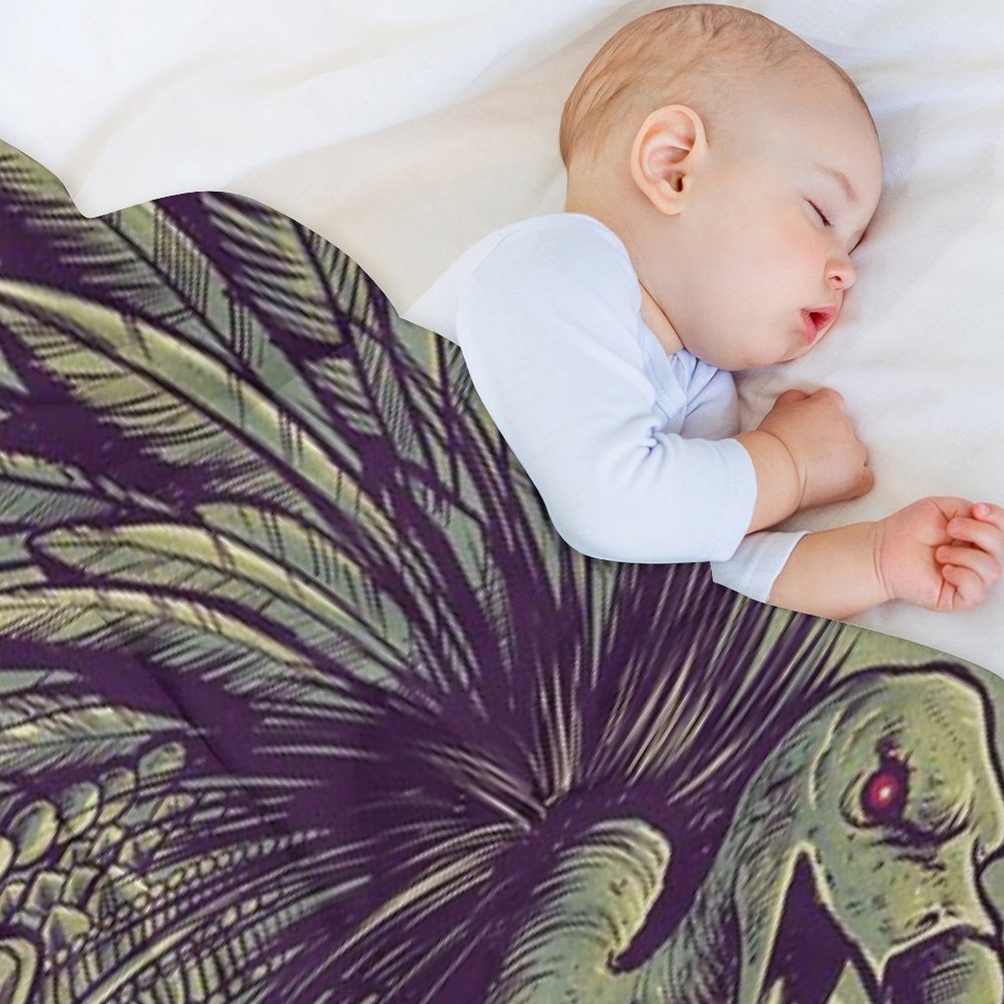 Vulture Queen Throw Blanket
