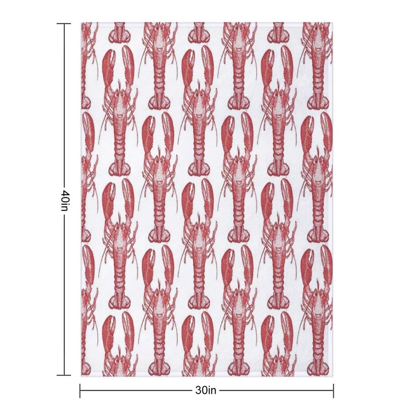 Lobster Throw Blanket
