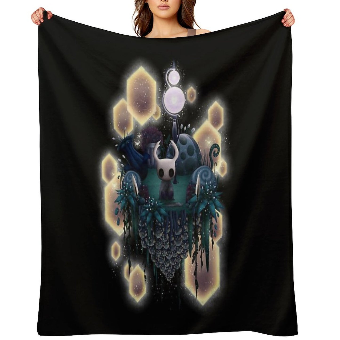 Hollow Knight Island Throw Blanket