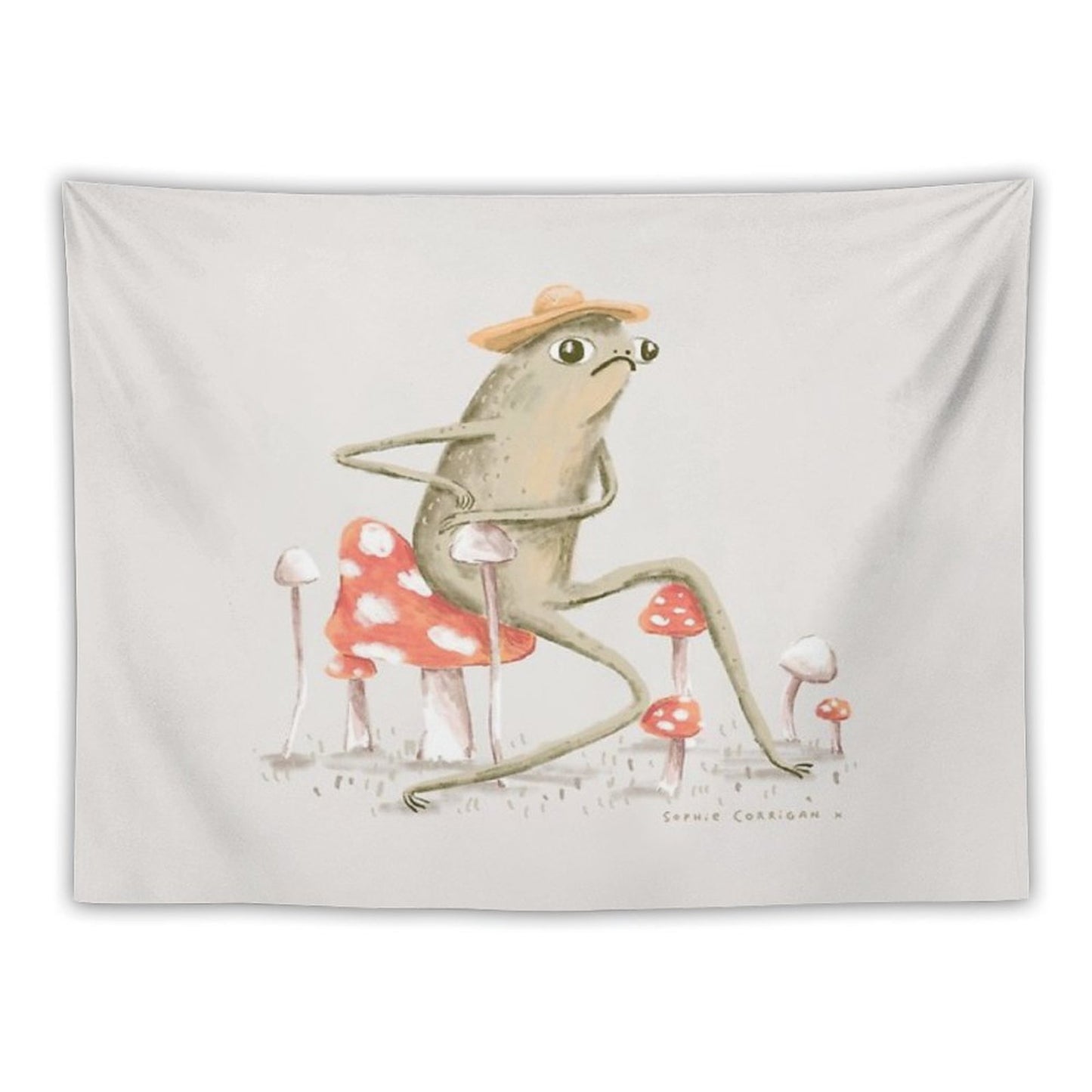 Awkward Toad Tapestry