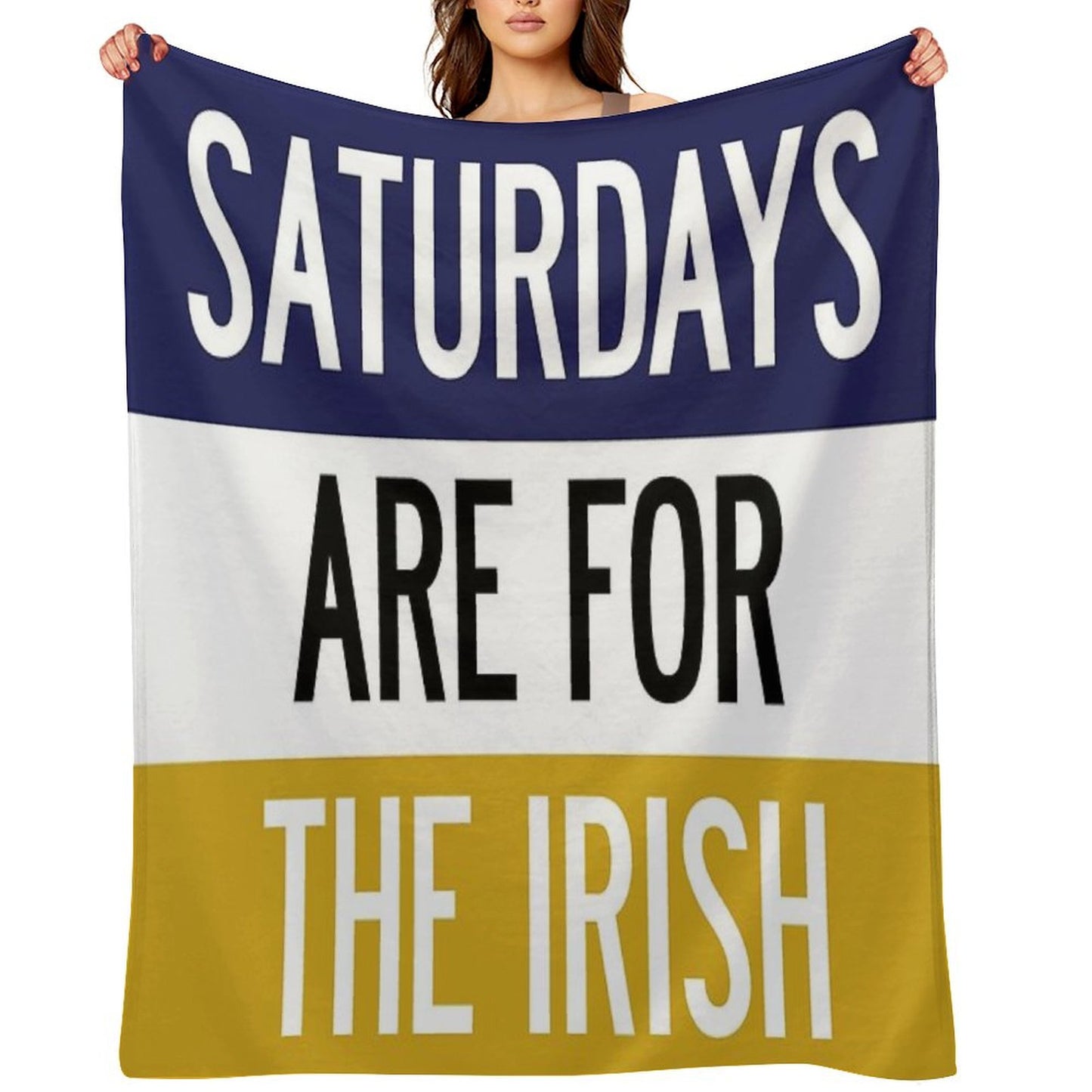 Saturdays Are for The Irish Throw Blanket