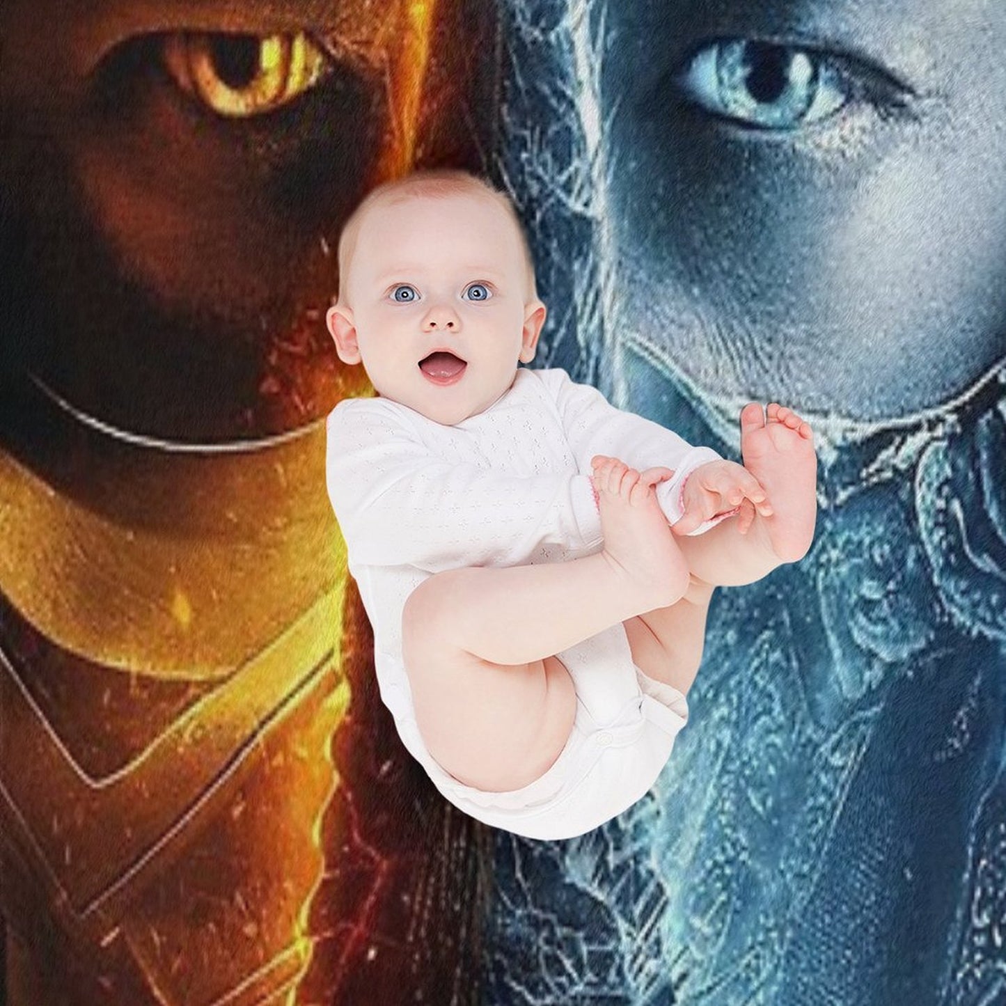 Mortal Kombat Look Throw Blanket
