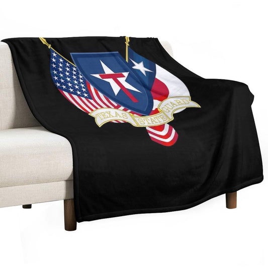 Texas State Guard Throw Blanket