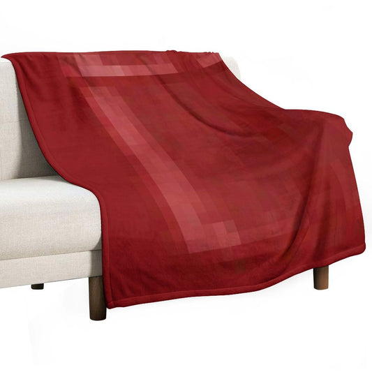 Red Bed Throw Blanket
