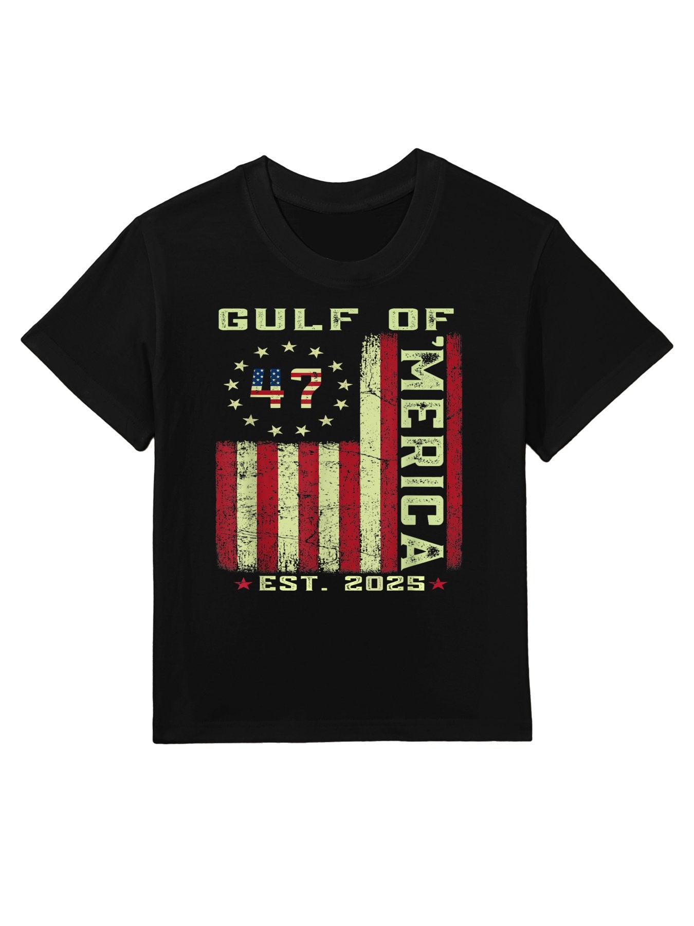 Gulf of 'Merica US Patriotic 2025 Kids T-Shirt