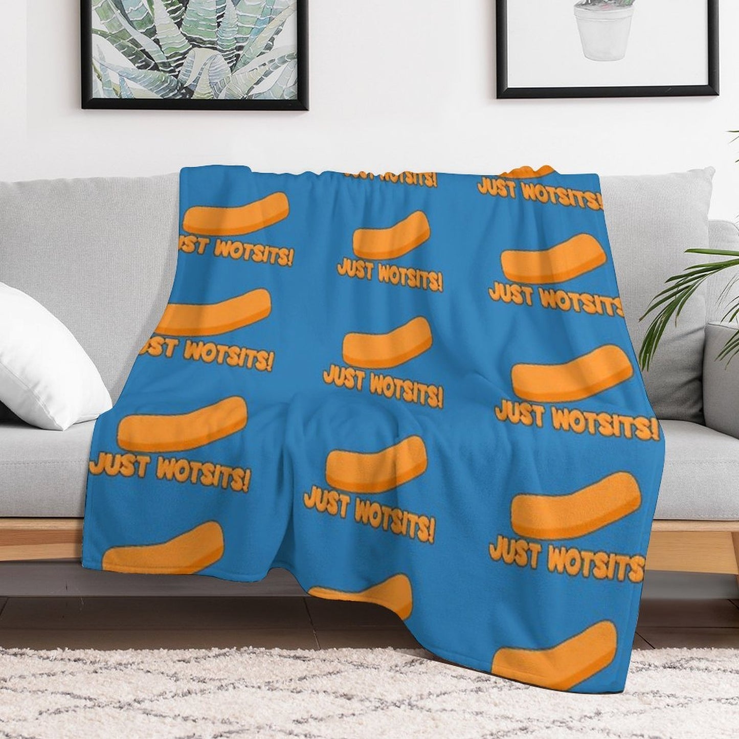 Just Wotsits! Throw Blanket
