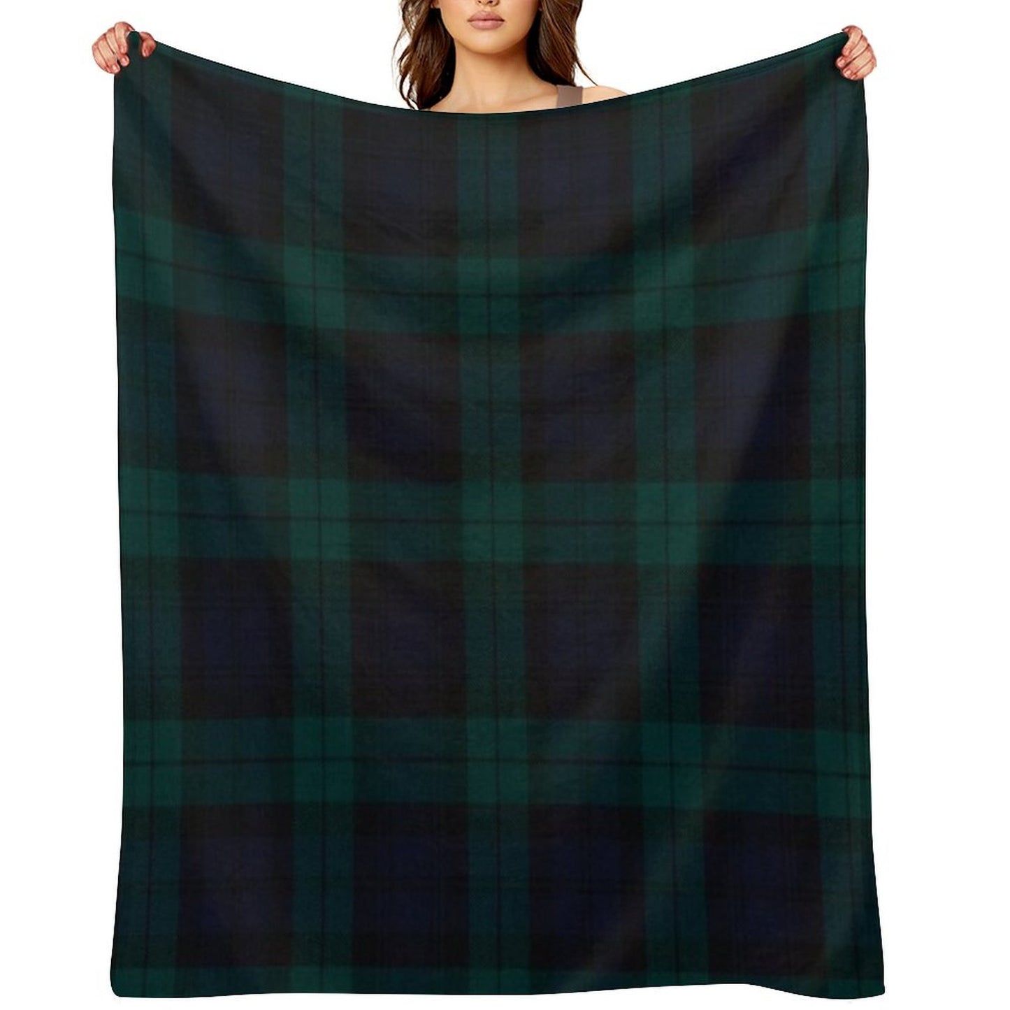 Black Watch Scottish Tartan Throw Blanket