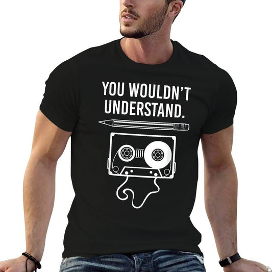 You Wouldnt Understand Vintage Cassette Tape Music T Polyester Blend T-Shirt