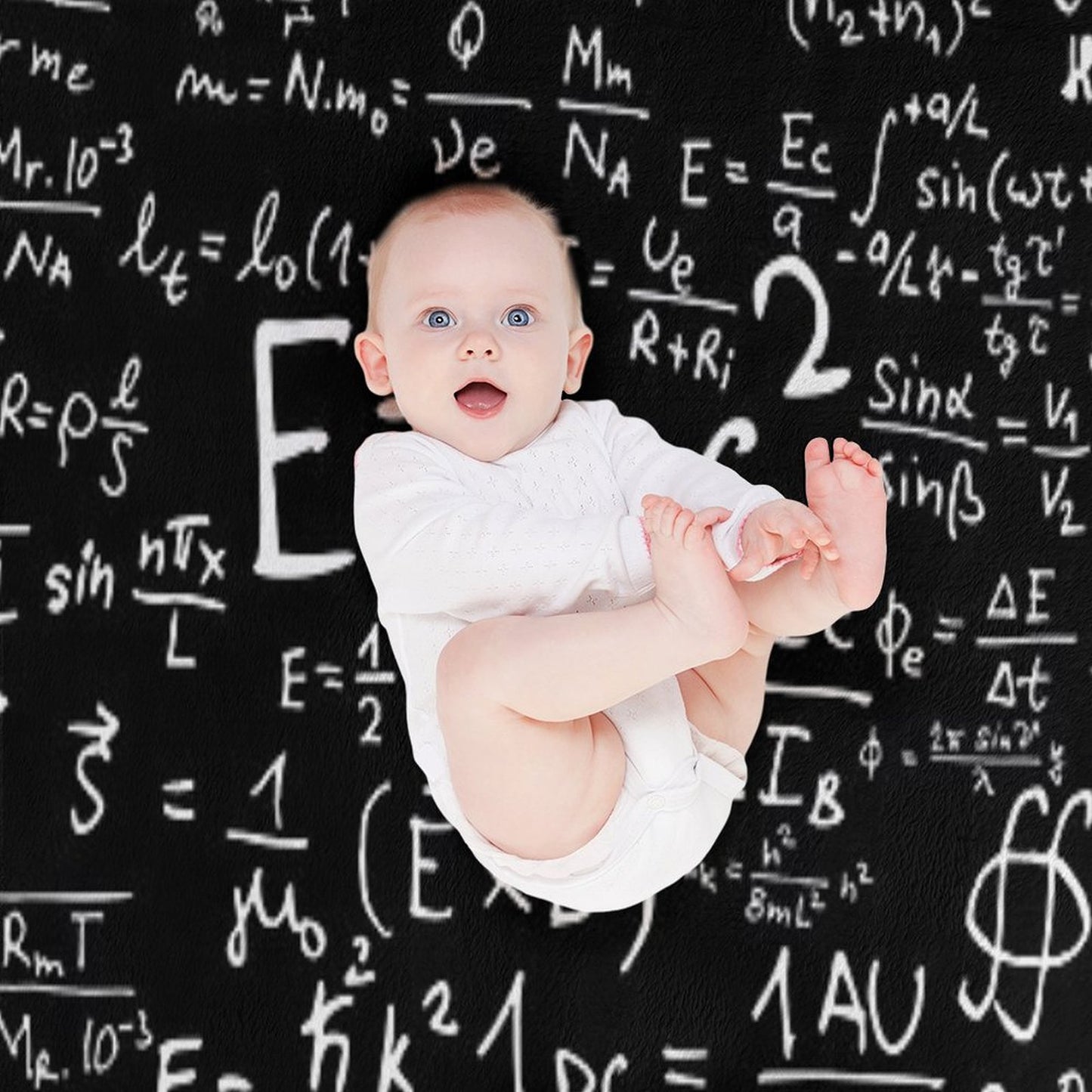 Physics Equations Throw Blanket