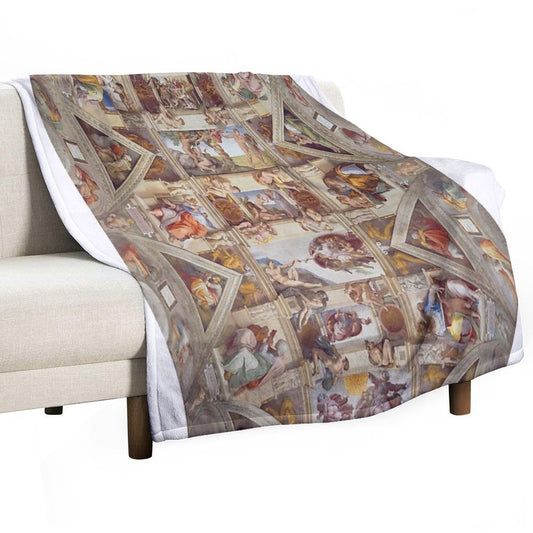 Sistine Chapel Ceiling Throw Blanket