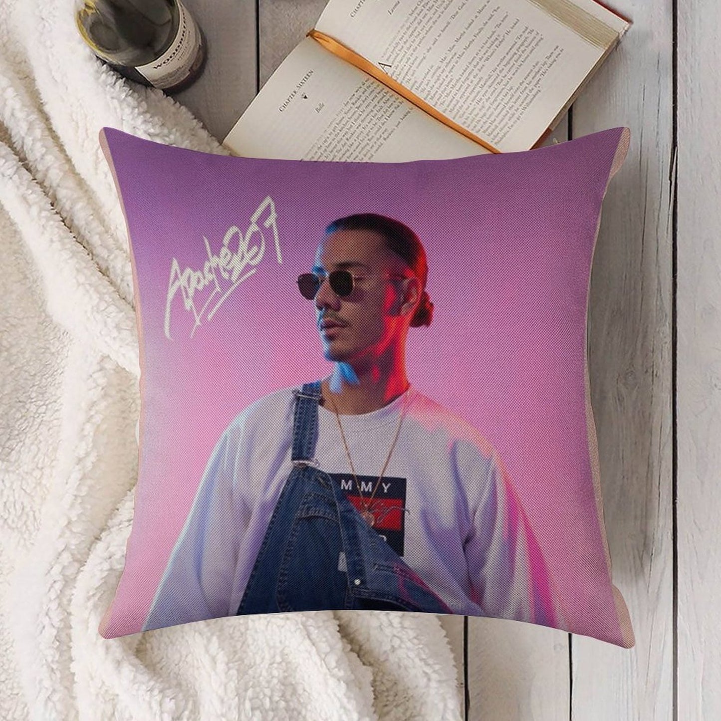 Apache Linen Throw Pillow Cover