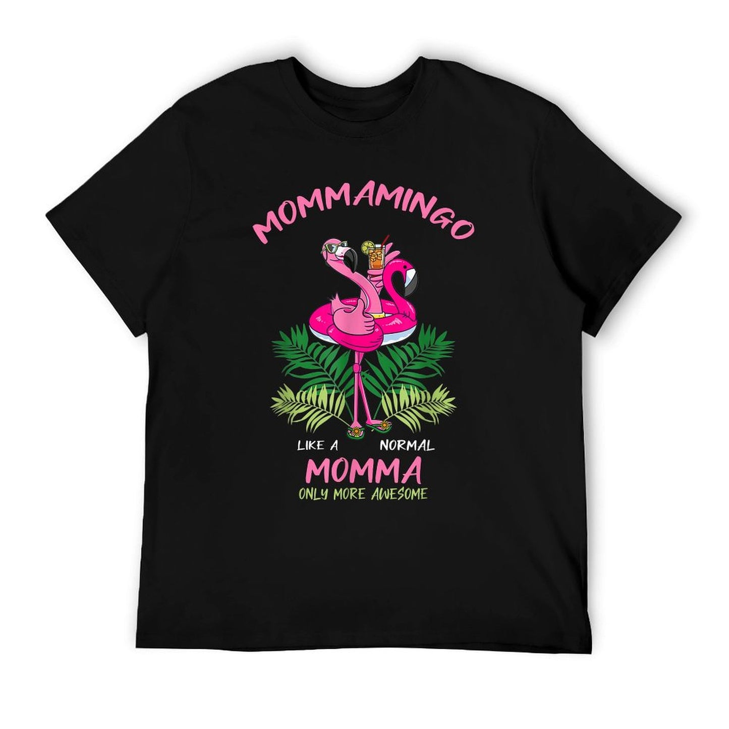Mommamingo Momma Flamingo Lover Mother Mom Mother's Day T-Shirt