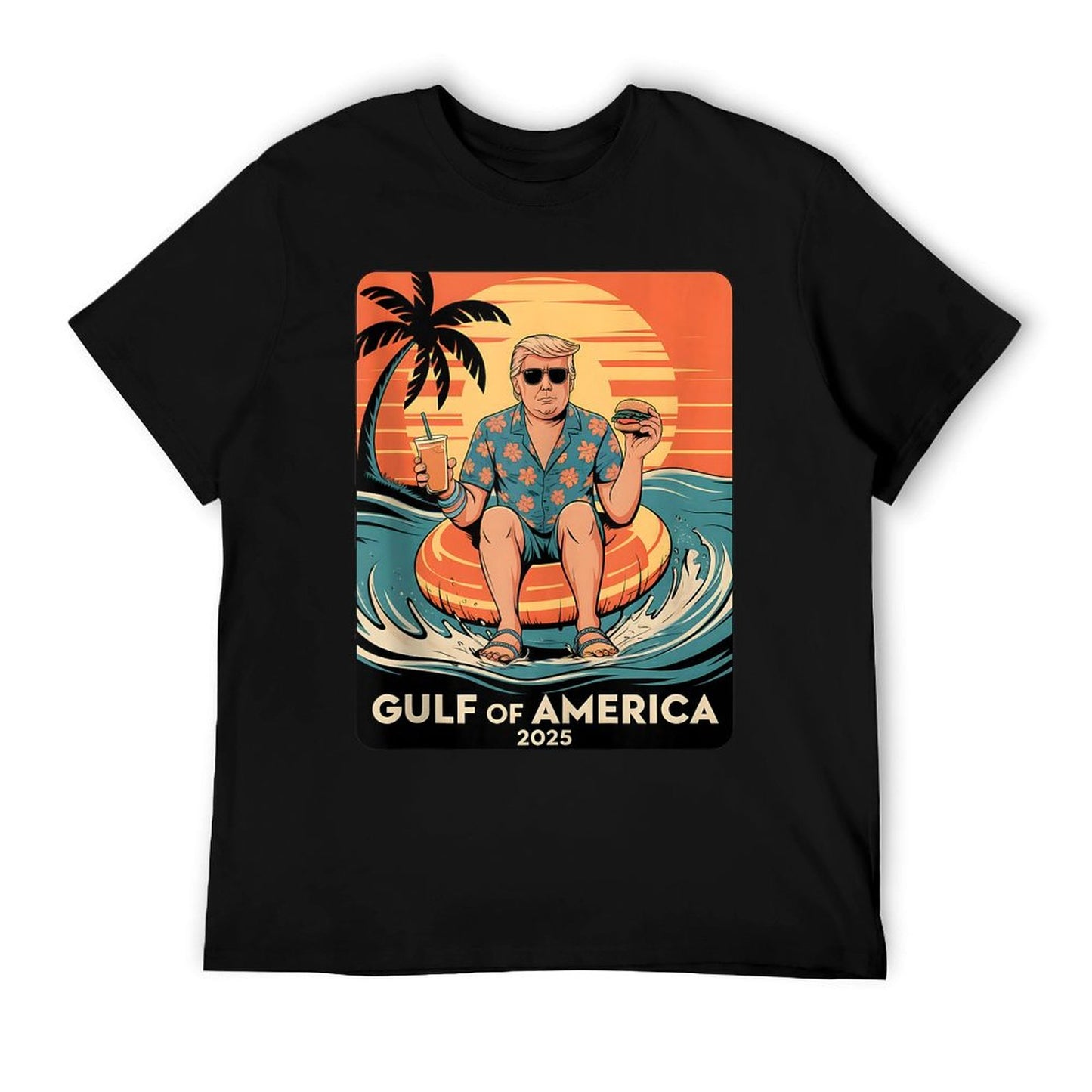 Funny Trump Gulf Of Us America Est 2025 T-Shirt