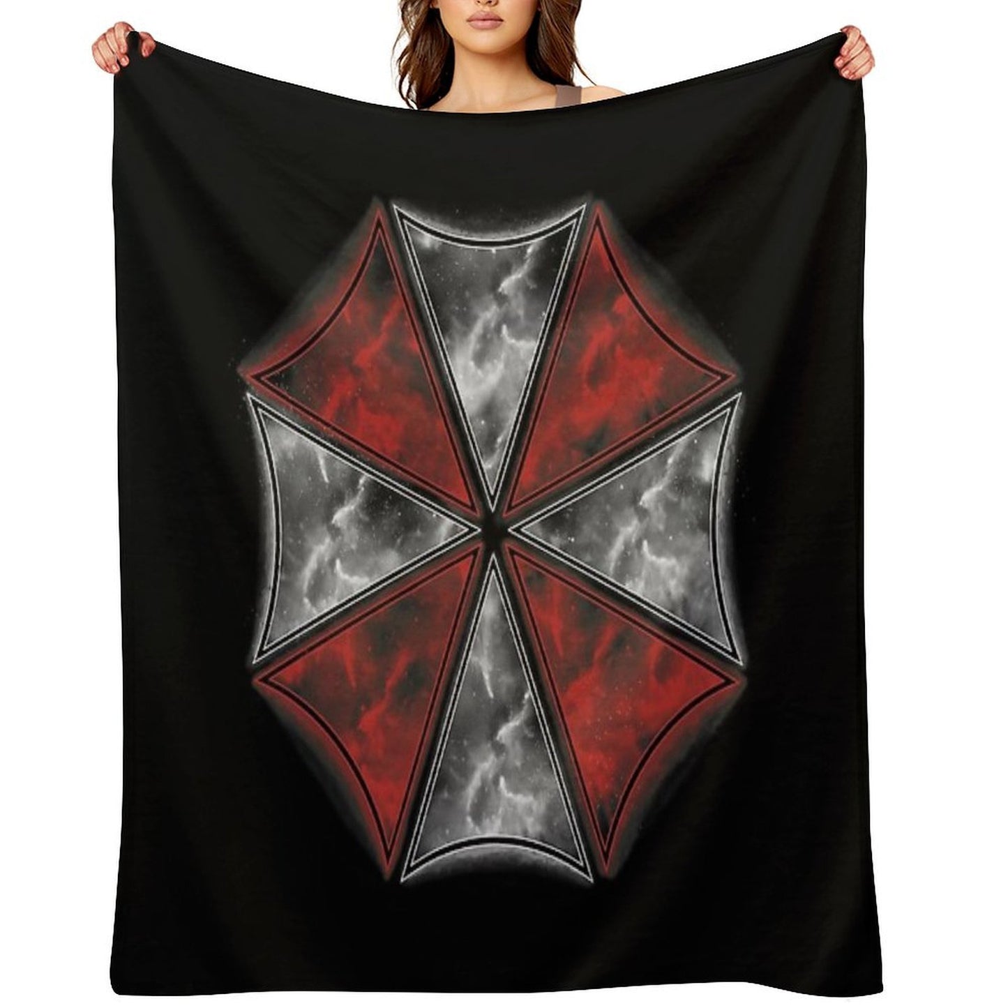 Smoke Umbrella Throw Blanket
