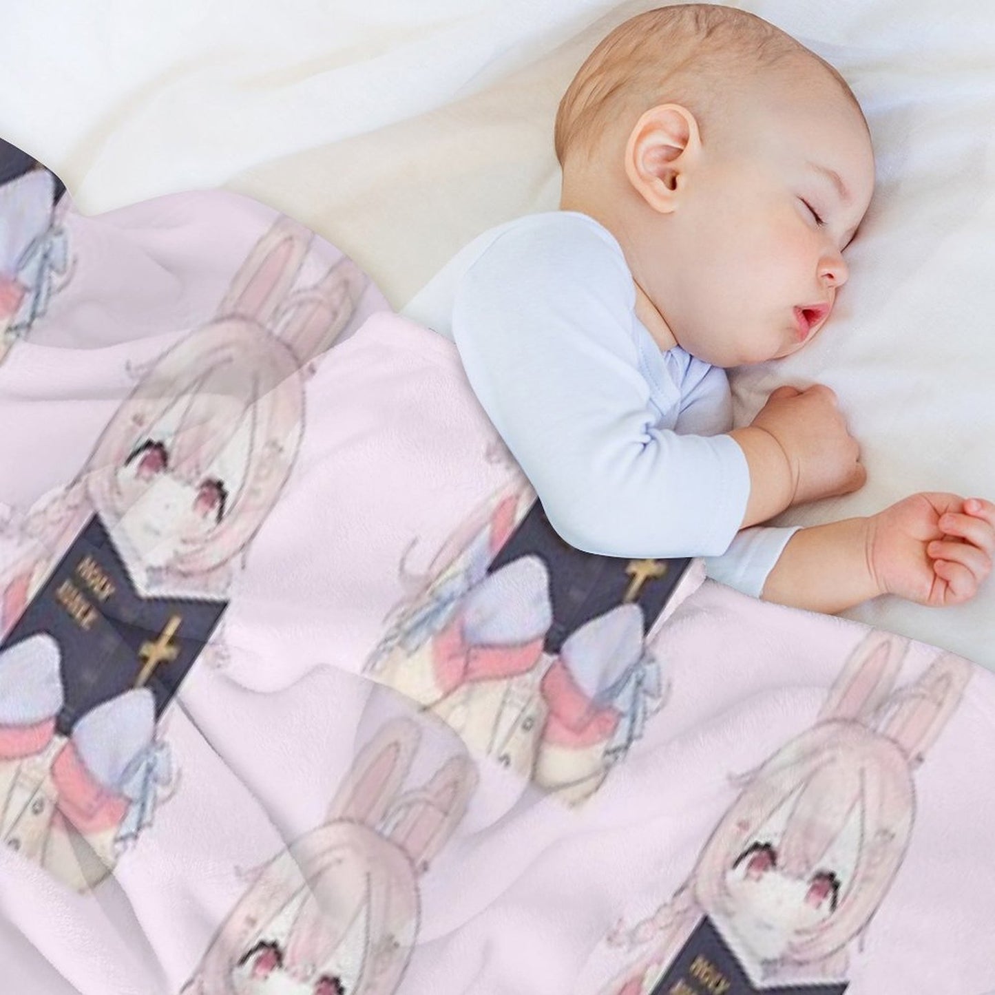 Pipkin Pippa Reading The Holy Bible Throw Blanket