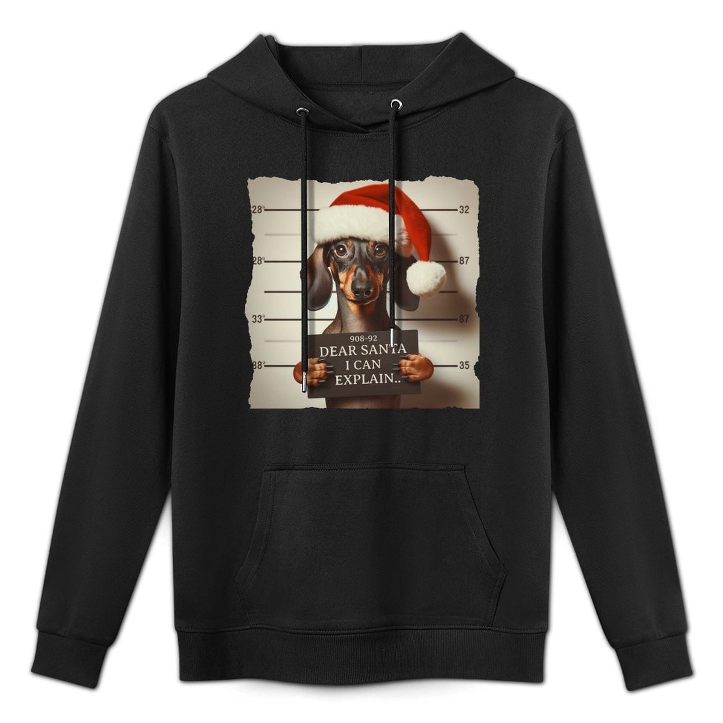 Funny Dachshund Christmas Dear Santa I Can Explain Weiner Sweatshirt Unisex Design Hoodie