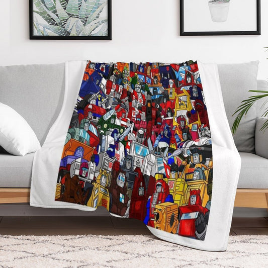 G1 Transformers Autobots Throw Blanket