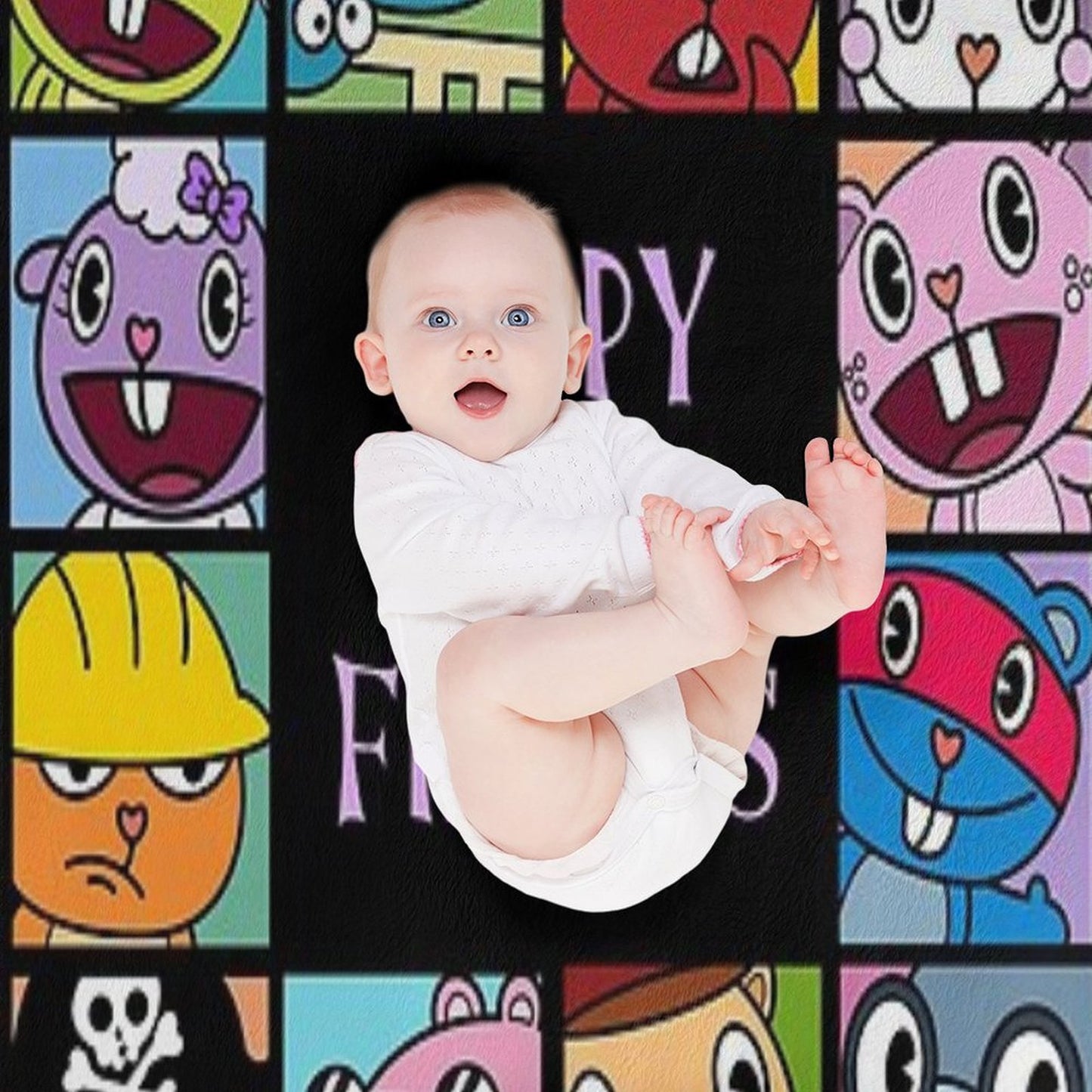 Happy Tree Friends Throw Blanket