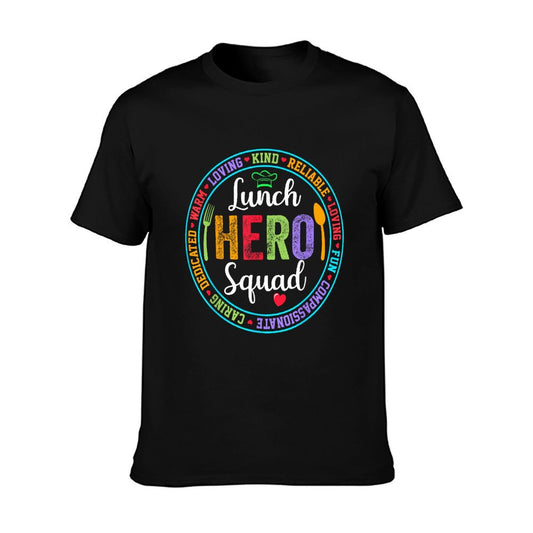 Lunch Hero Squad Lunch Lady School Cafeteria Worker T-Shirt