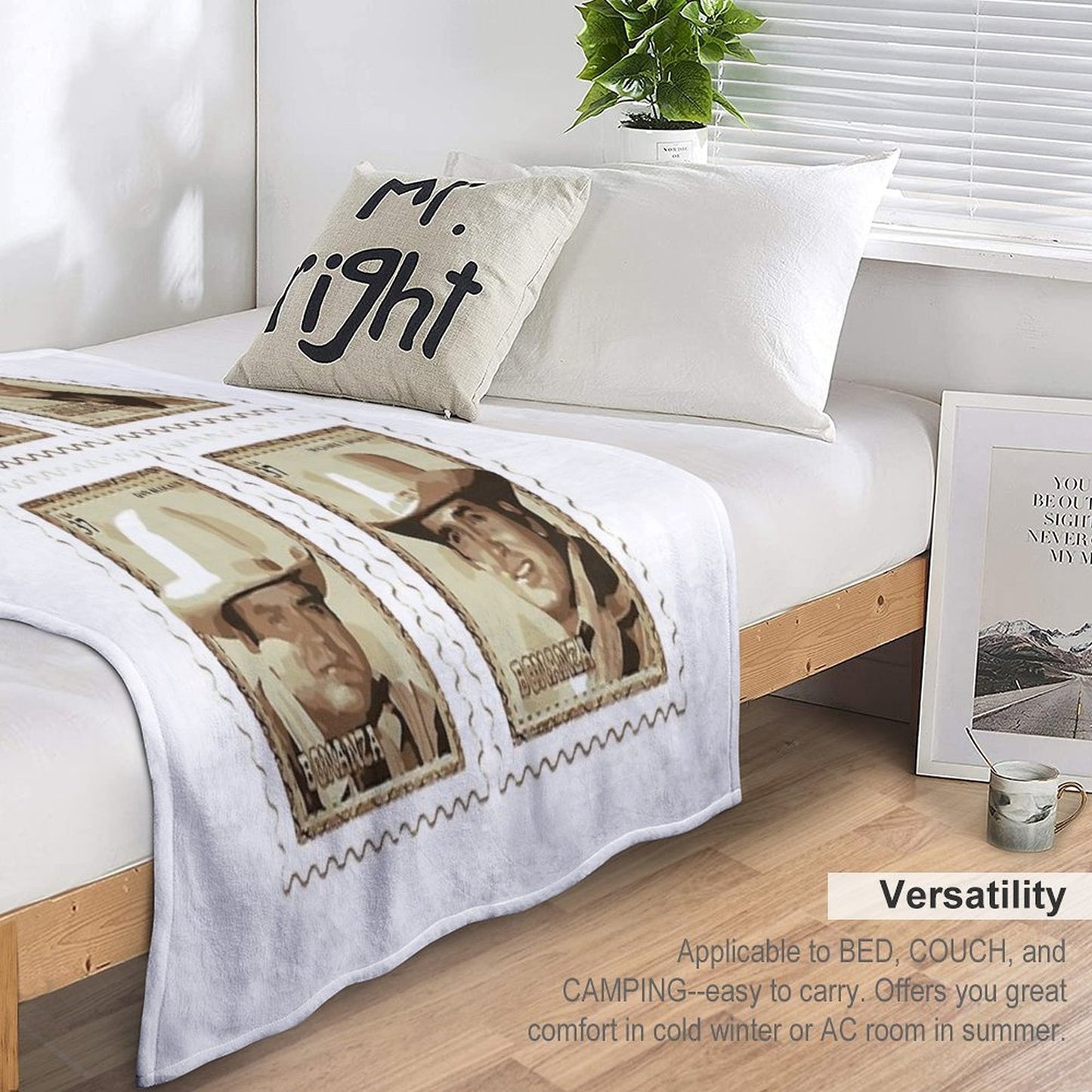 The Cartwrights Sepia Throw Blanket