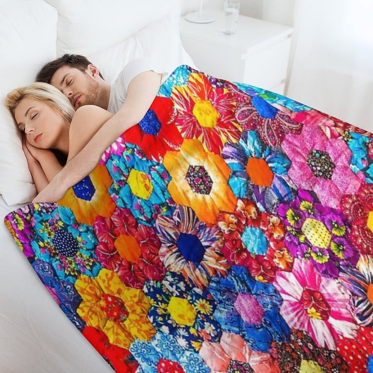 Patchwork Throw Blanket