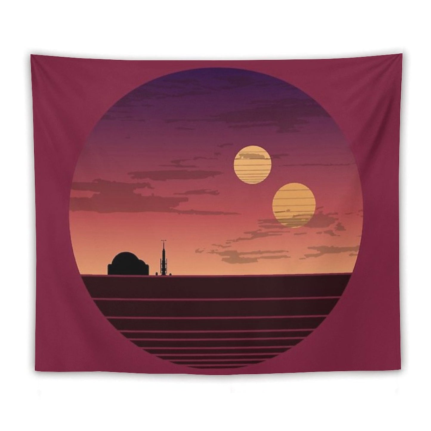 The Binary Sunset Tapestry