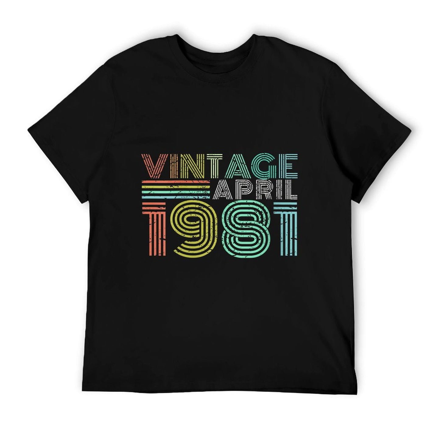 Womens 40th Birthday Gift Vintage April 1981 40 Years Old Classic T-Shirt