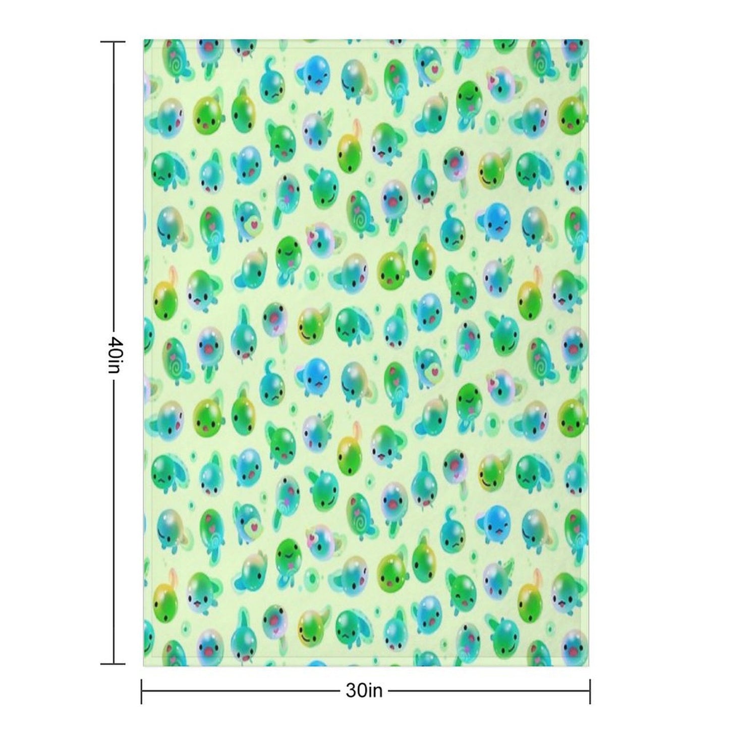 Candy Tadpole Throw Blanket