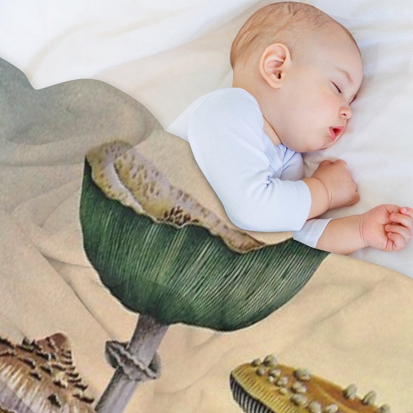 Mushroom Festival Throw Blanket