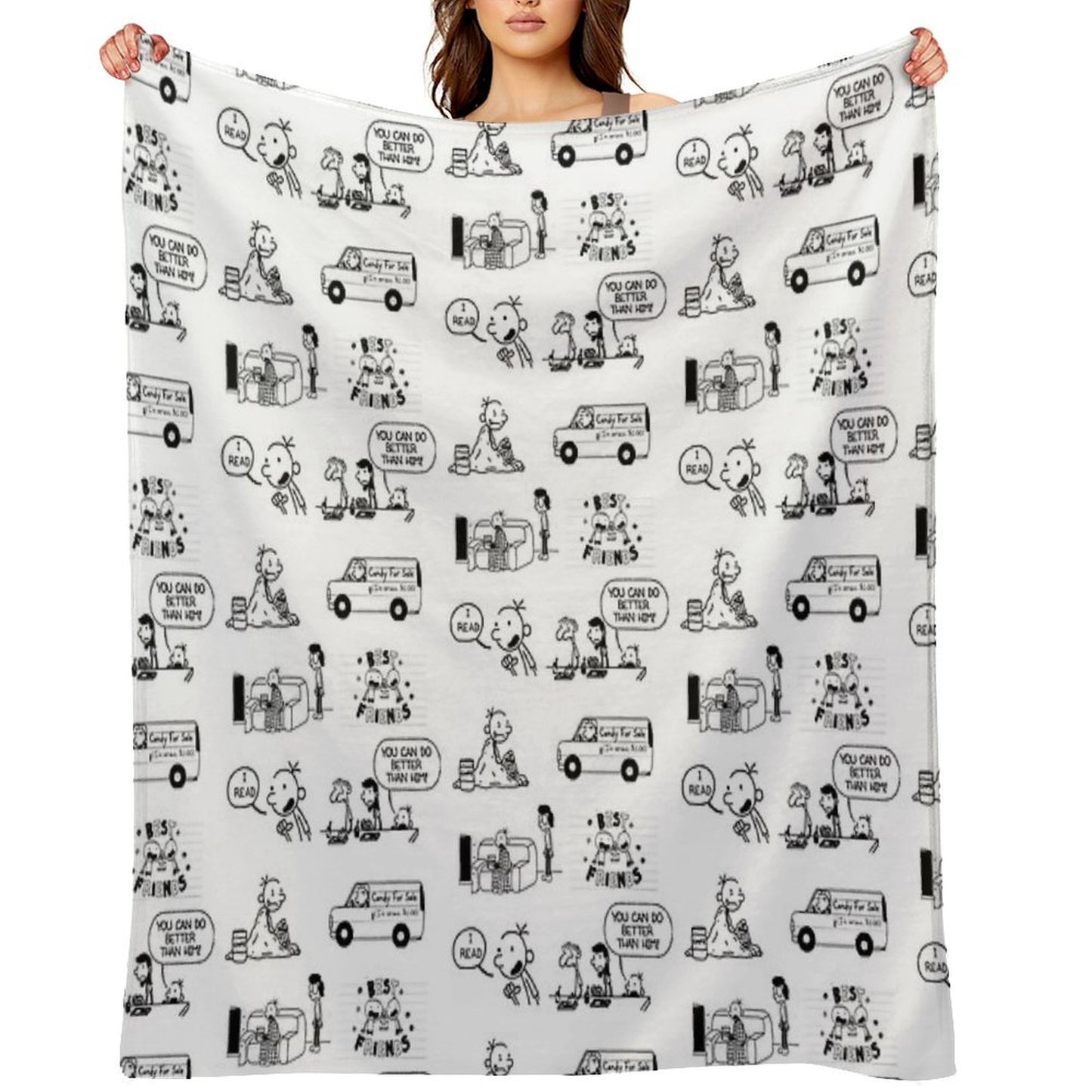 Wimpy Kid Throw Blanket